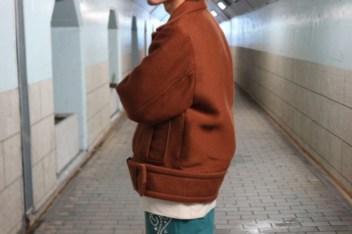 ミハラヤスヒロのベルテッドジャケット