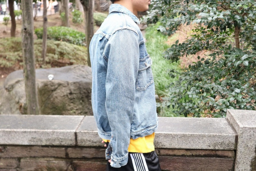 アウターのリペアデニム