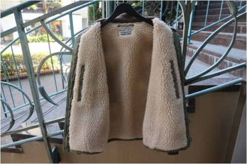 アーミーボアブルゾンのメンズ