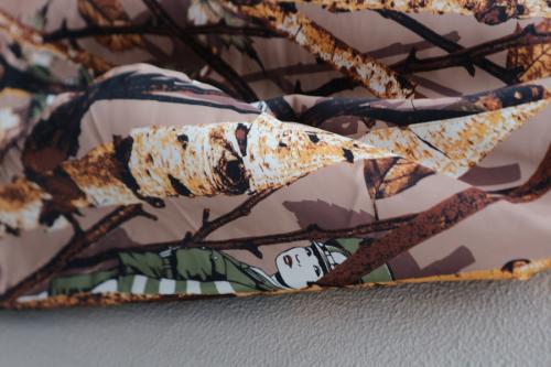 総柄コーチジャケットのメンズ