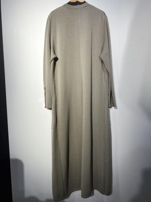 セリーヌの袖金釦ロングカーディガン