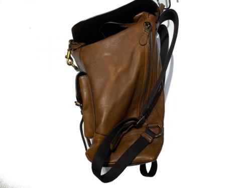 レザーリュック/ブリーカーバックパックのCOACHリュック　COACHバッグ　COACHレザー
