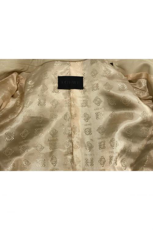 裏地アナグラム柄ラムレザージャケットの三鷹南口