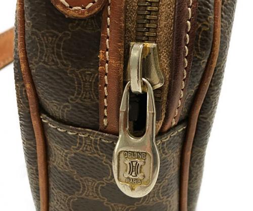 マカダムレザーショルダーバッグのOLD CELINE