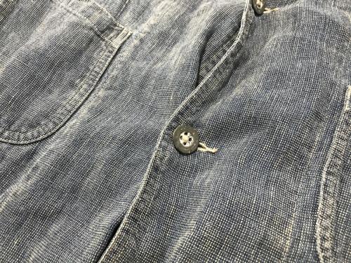 ダブルアールエルのコットンリネンワークジャケット