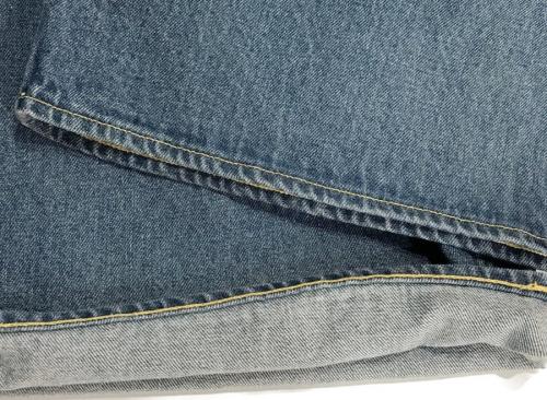 WASHED HARD TWIST DENIM 5P SHORTS