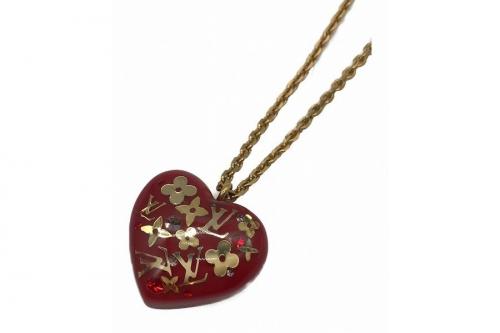 ルイ ヴィトン のパンダンティフクール アンクルージョン ハートネックレス