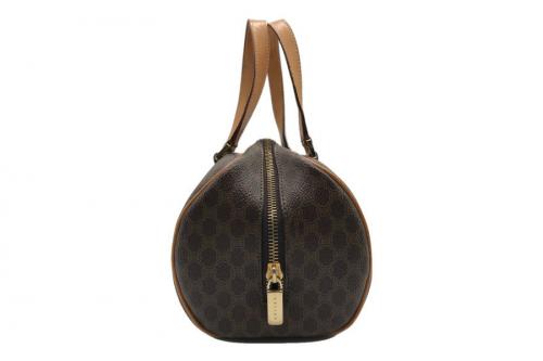 セリーヌのマカダム柄ハンドバッグ