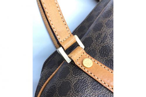 マカダム柄ハンドバッグのOLD CELINE