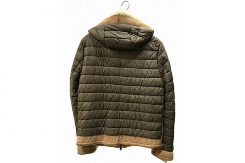 フィールズオブローゼスのナイロン切替ムトンフーデットジャケット