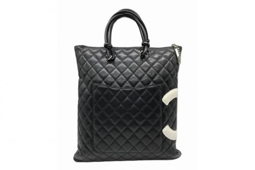 シャネルのカンボン トートバッグ