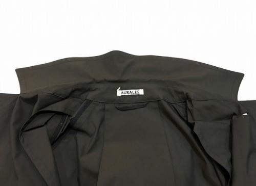 メンズ ステンカラーコート フィンクスナイロン