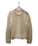 【美品】23年モデル　ボッテガヴェネタ セーター　ニット　ノットボタン BOTTEGA VENETA/ボッテガヴェネタ】よりメタルノットボタンセーターが