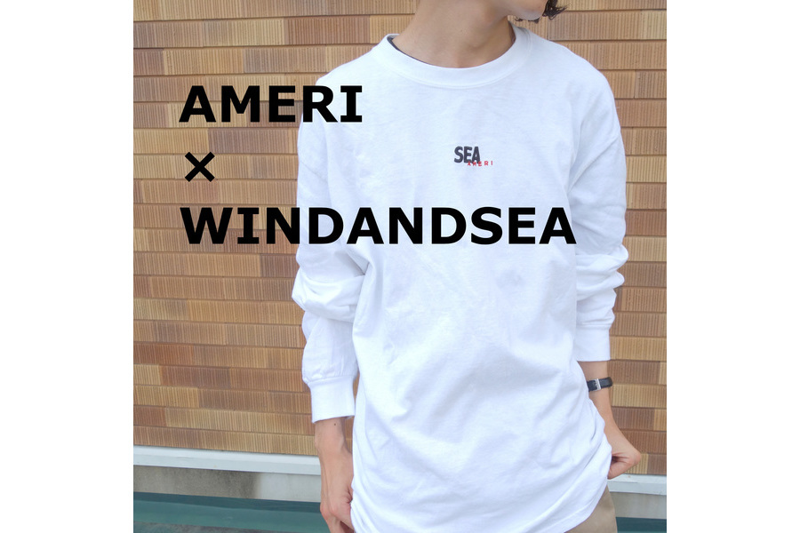 ウィンダンシーアメリ　wind and sea    ameri  ノースリーブ