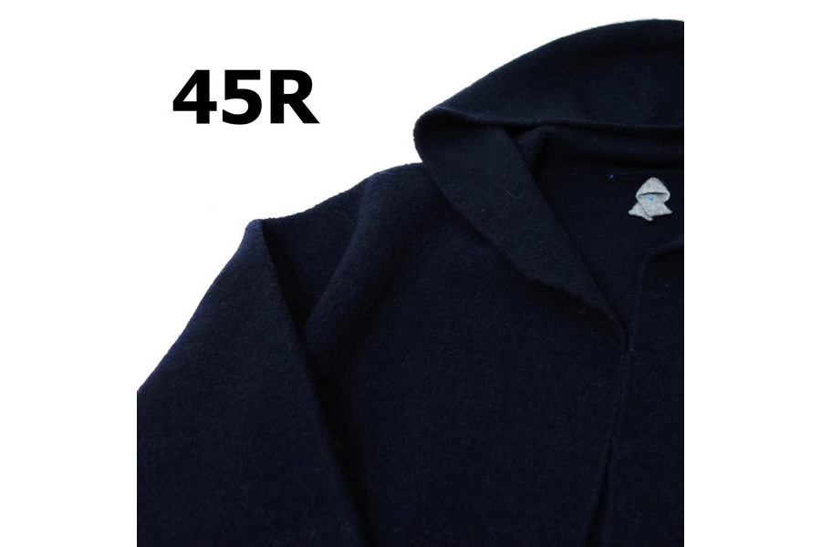 45R（フォーティファイブアール）アルパカ混フーデッドコートのご紹介