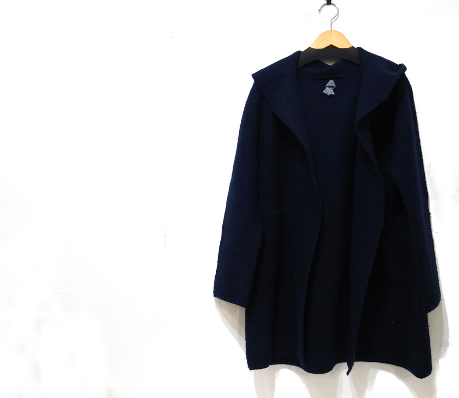 45R（フォーティファイブアール）アルパカ混フーデッドコートのご紹介