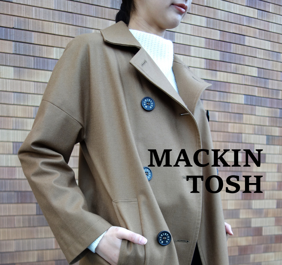 MACKINTOSH（マッキントッシュ）ロロピアーナ生地使用のウールトレンチ