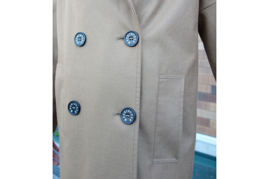 MACKINTOSH（マッキントッシュ）ロロピアーナ生地使用のウールトレンチ