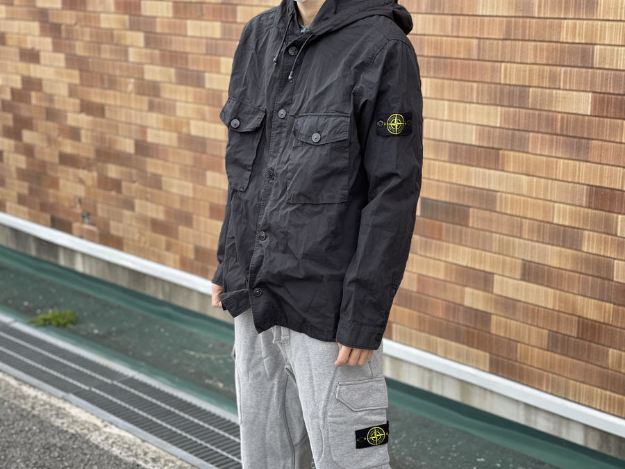 stone island nylon metal watro sweat