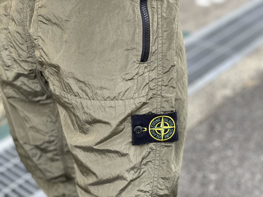 状態良 STONE ISLAND ストーンアイランド ナイロン ジョガーパンツ 