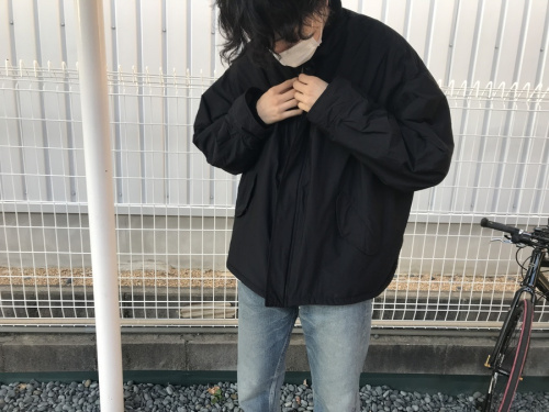 comoli コモリ nylon short jacket-