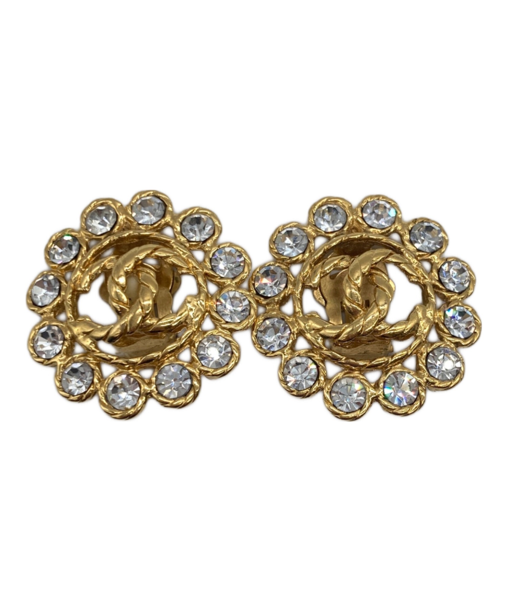 CHANEL / シャネル】ココマークラインストーンイヤリング | 時代を超え