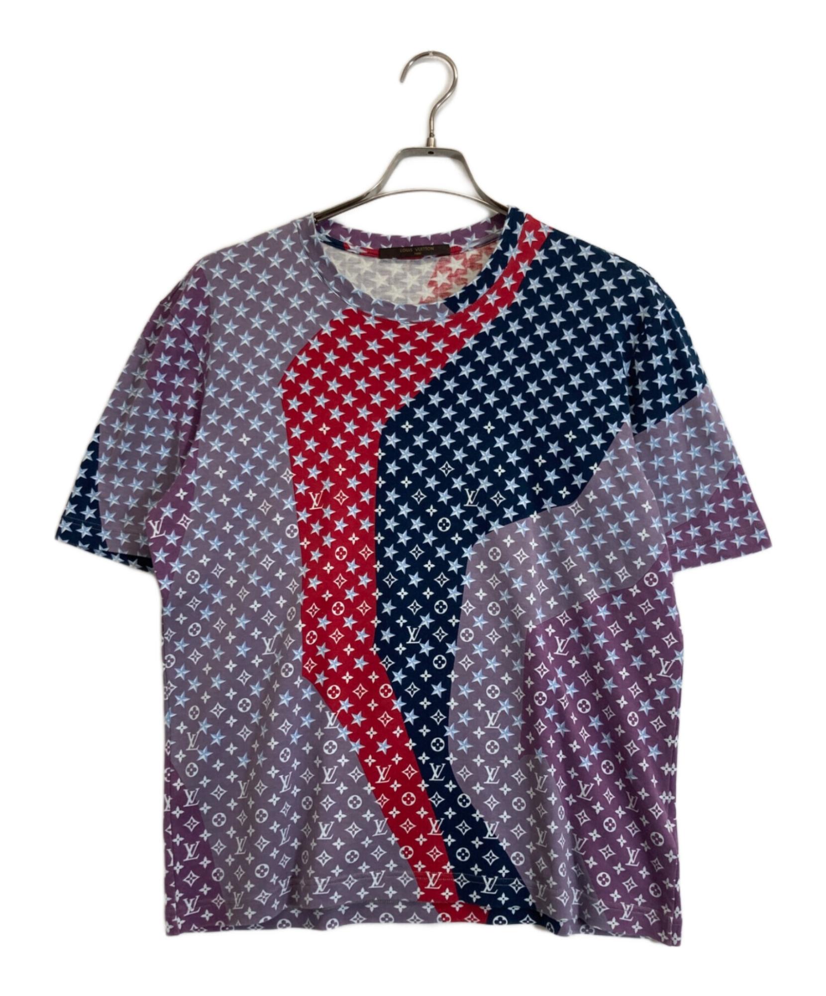 LOUIS VUITTON 総柄 Tシャツ LOUIS VUITTON / ルイ ヴィトン】総柄Tシャツ | 都会的なネイビーが