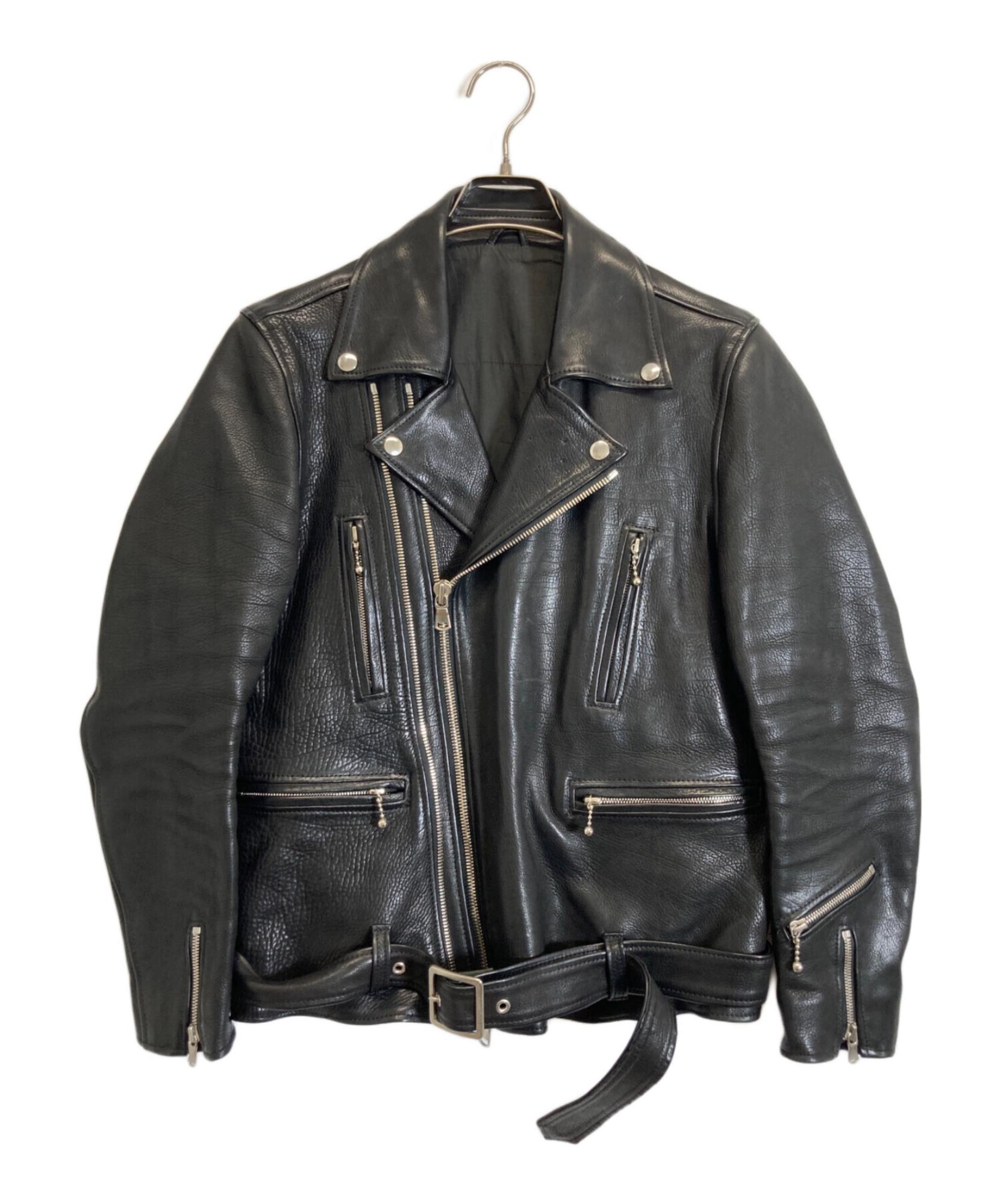 THE VIRIDI-ANNE / ヴィリジアン】ダブルレーンレザーライダース