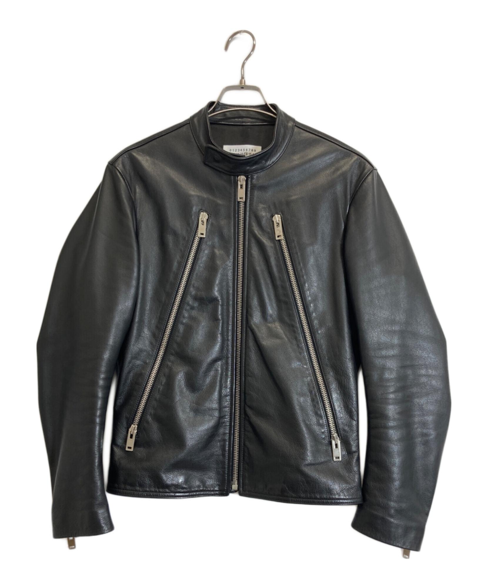 Maison Margiela / メゾンマルジェラ】ハの字レザーライダース