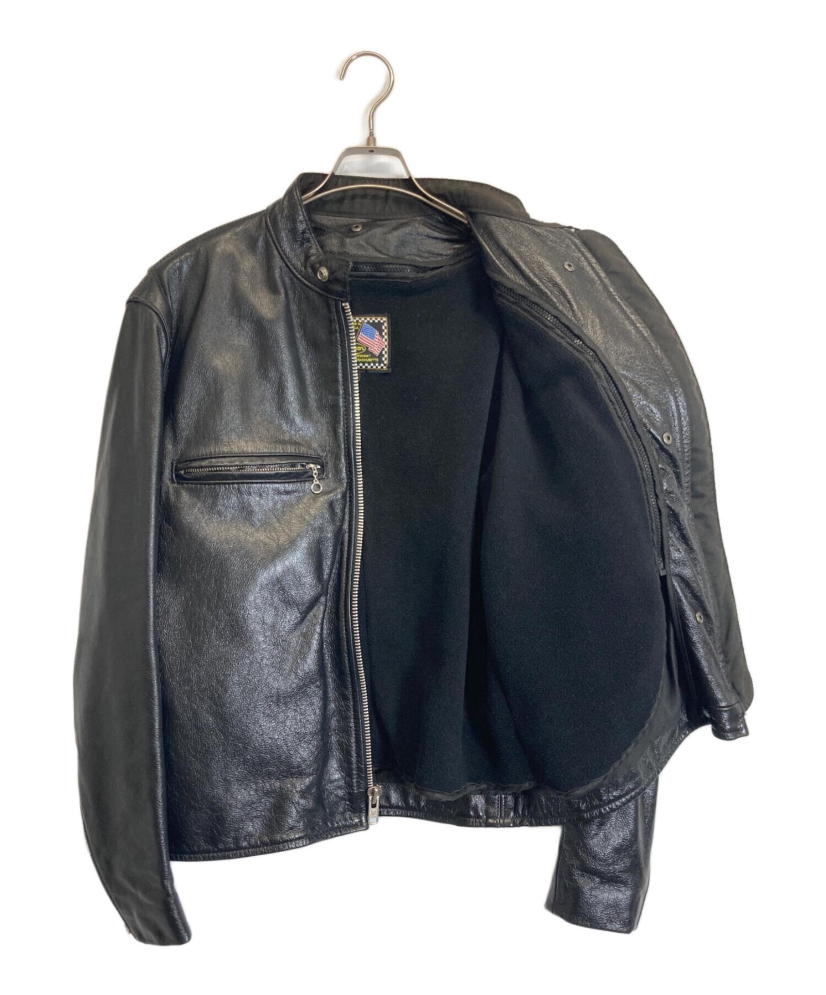 M*ム様 Vanson シングルライダース 38 短丈　2003年製 VANSON / バンソン】シングルライダースジャケット | 一生モノの相棒と