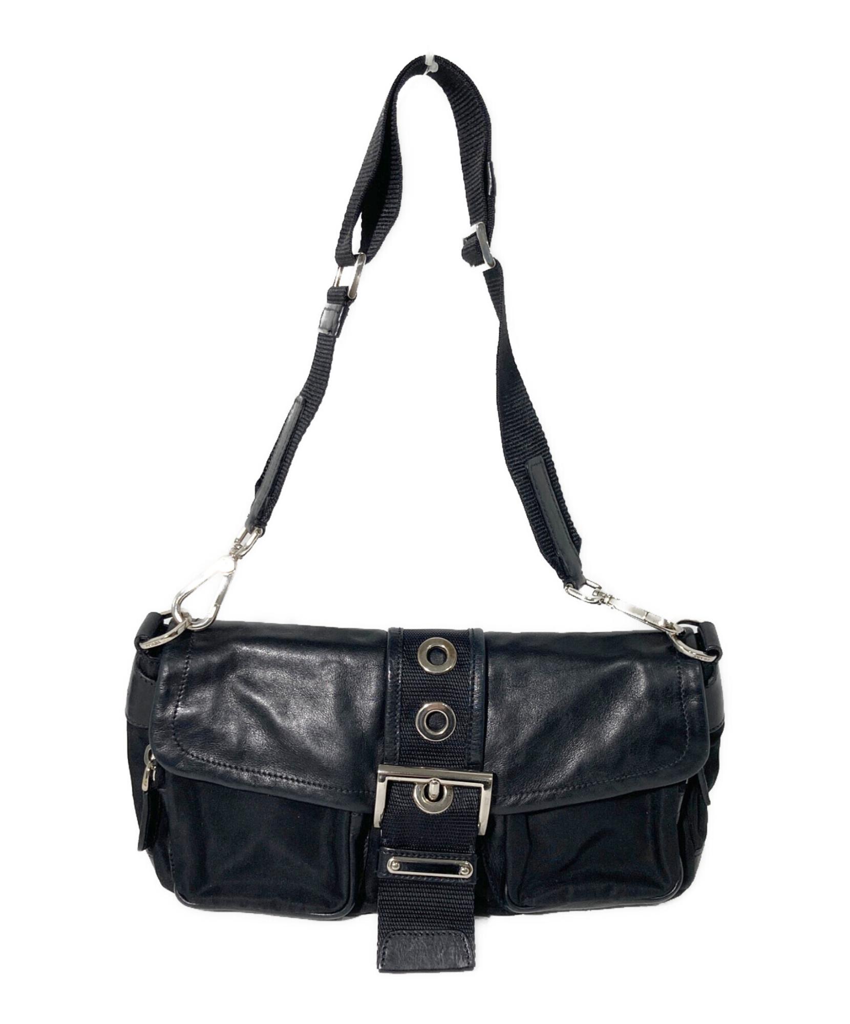 st 即購入OK様用　プラダ　バッグ 本日のクーポン】 PRADA プラダ ワンショルダーバッグ 黒 ブラック