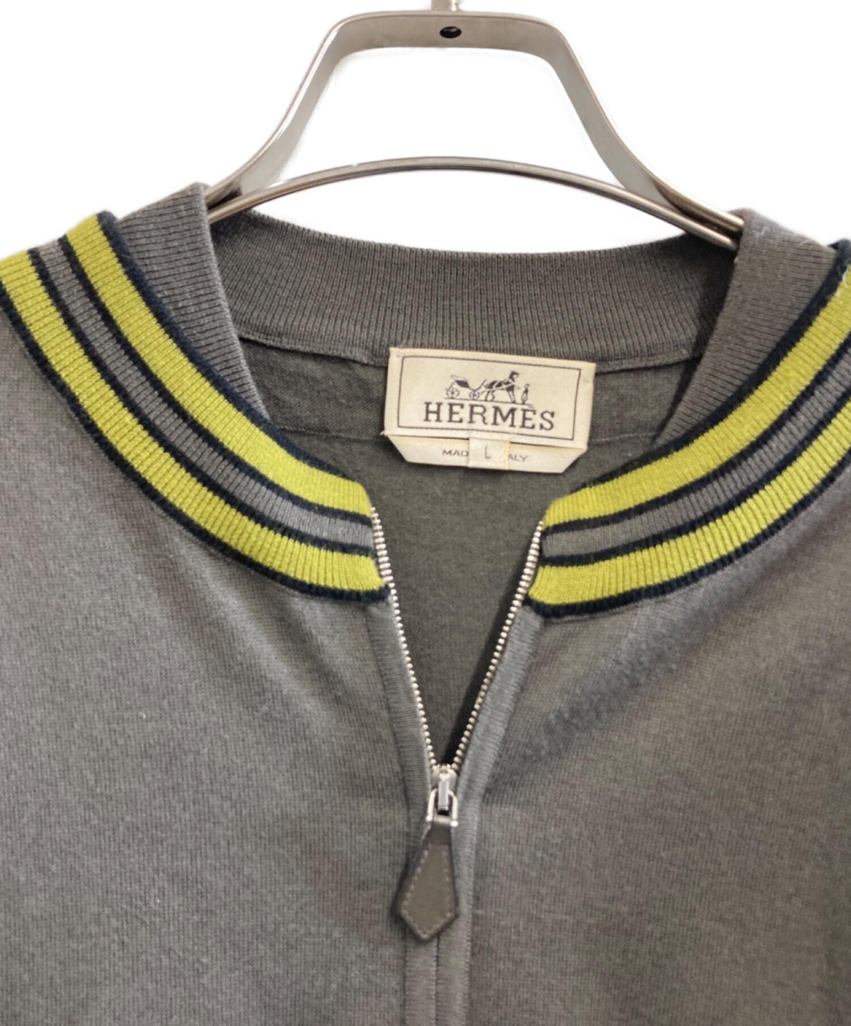 HERMES / エルメス】コットンカシミヤジップニット | 日常に上質な着