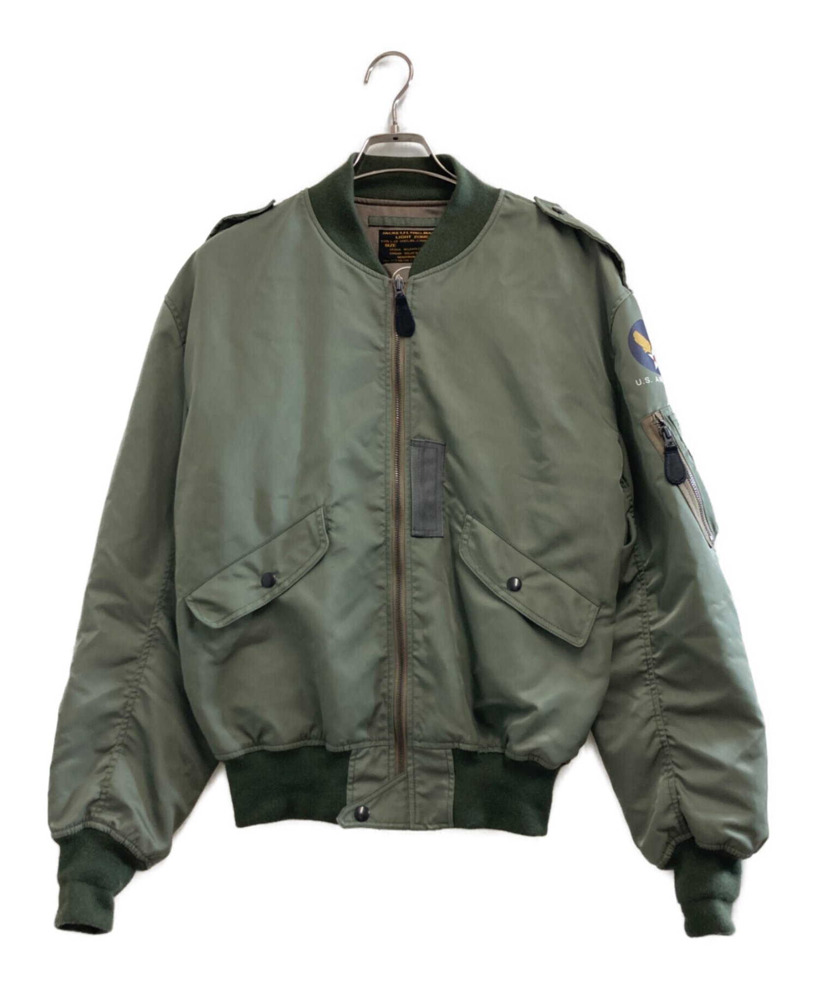 Houston l-2b Mサイズ　中古品　フライトジャケット HOUSTON / ヒューストン】本格派のミリタリーを街で着こなす L-2B