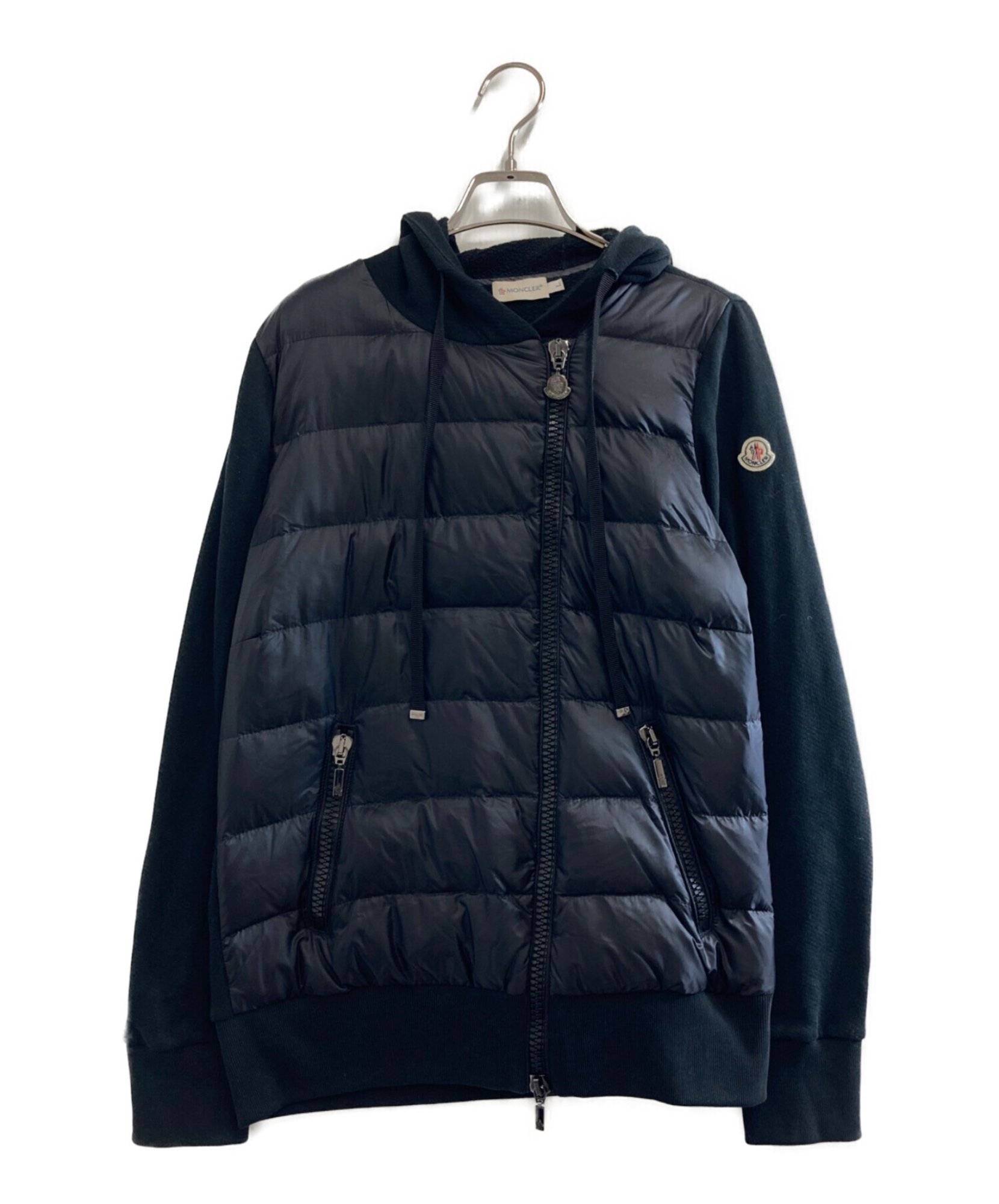 MONCLER モンクレール ダウン切替 パーカー レディース　ダウンジャケット MONCLER / モンクレール】ダウン切替パーカー|異素材が織りなす大人の