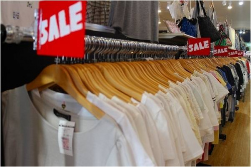 リサイクルの古着