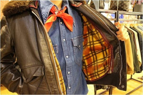 アメカジのレザージャケット