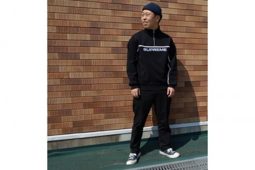 関西の2-Tone Half Zip Sweatshirt