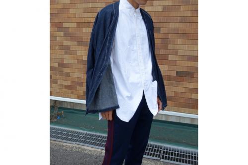 トラックパンツの作務衣