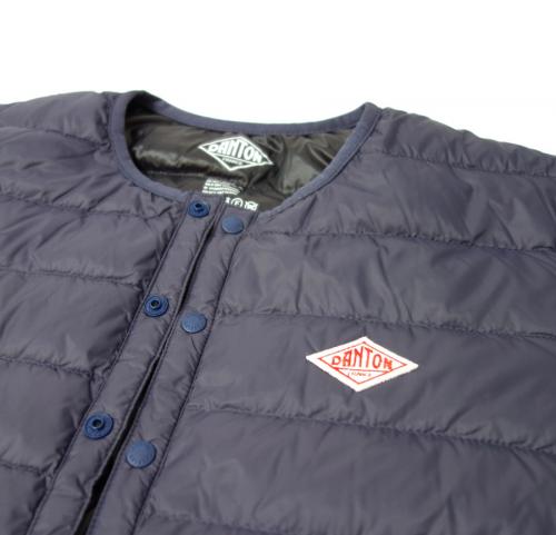 LONG DOWN JACKETのクルーネックインナーダウンジャケット