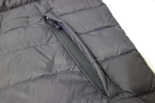 クルーネックインナーダウンジャケット