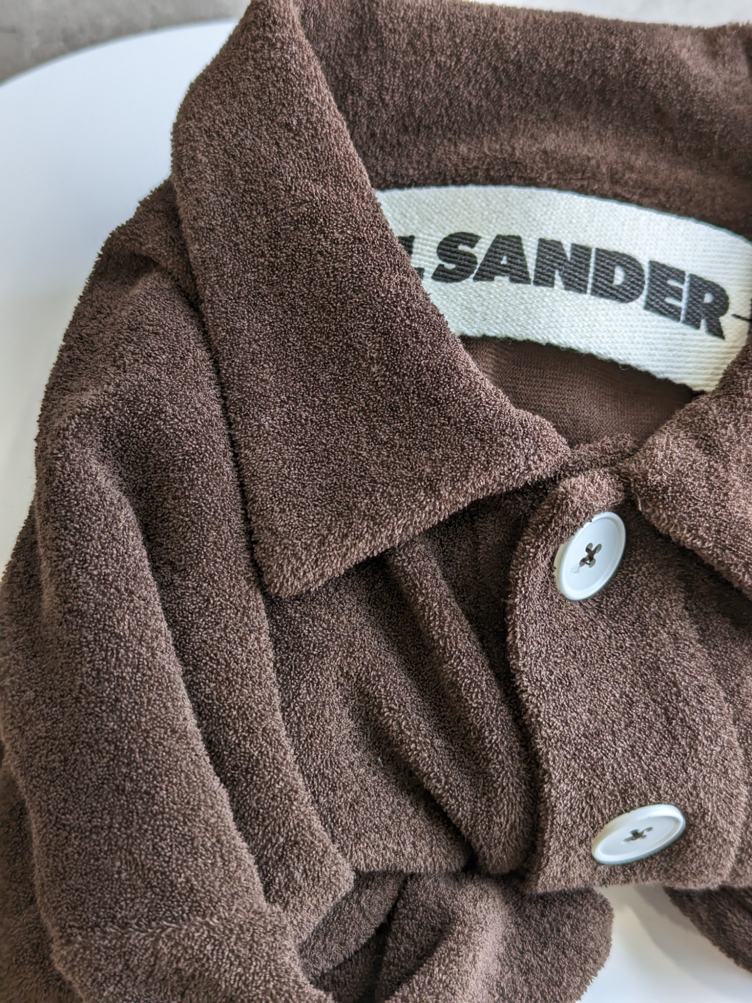 JIL SANDER + パイルニットポロシャツ 46 人気インポートブランド【JIL SANDER /ジルサンダー】よりパイル
