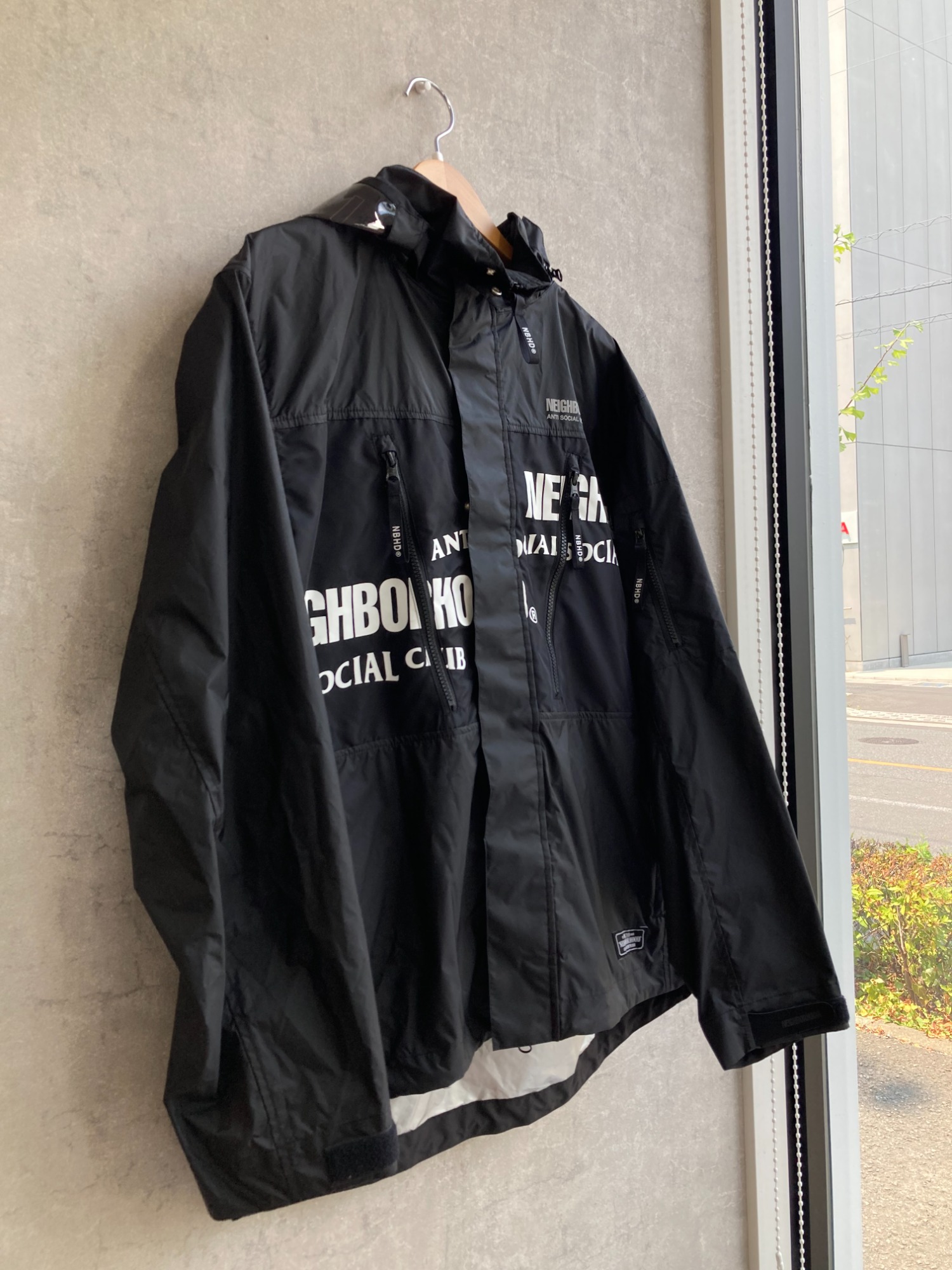 【Mｻｲｽﾞ】assc×neighborhood　ｺﾗﾎﾞｼﾞｬｹｯﾄ　黒