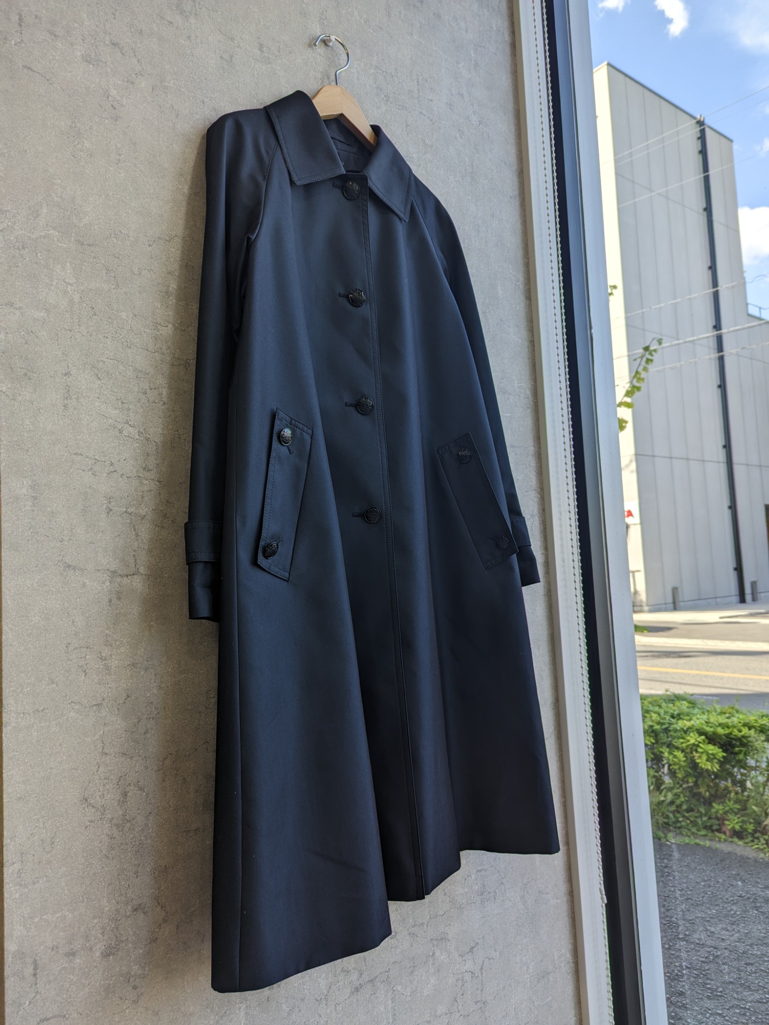 AQUASCUTUM アクアスキュータム コート 38(S位) 紺