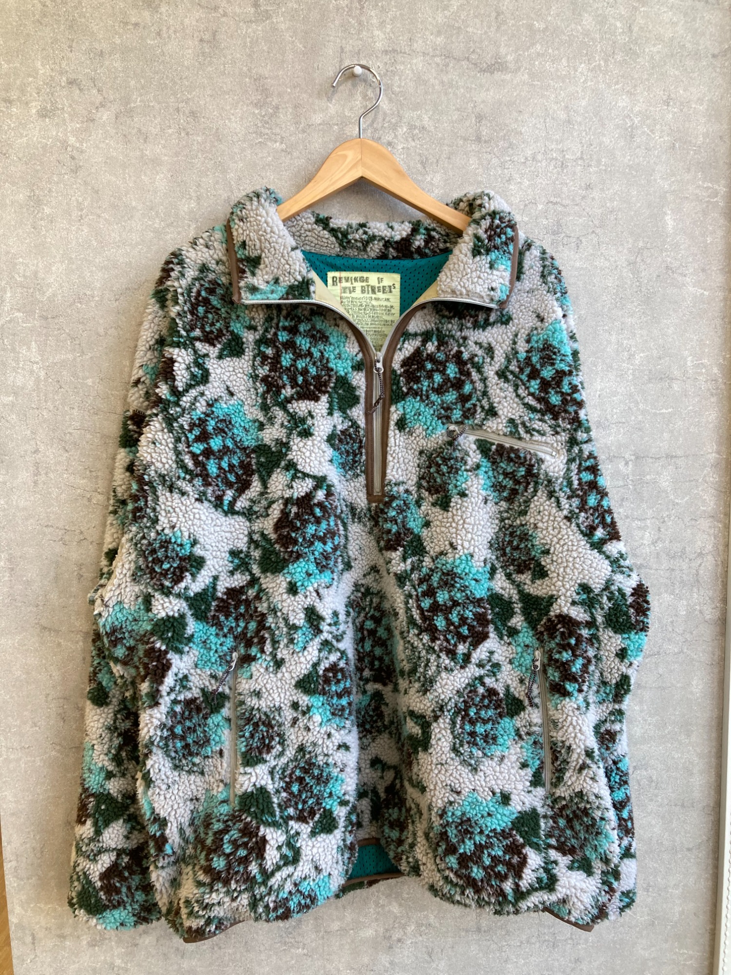 SSZ「romanesco fleece half zip jacket」 SSZ「romanesco fleece half zip jacket」
