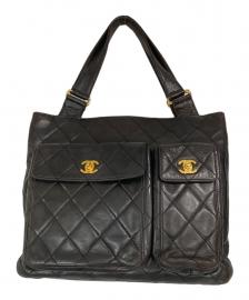 【CHANEL / シャネル】ダブルポケットトートバッグ | ラムスキンの柔らかな質感を楽しむヴィンテージバッグの魅力