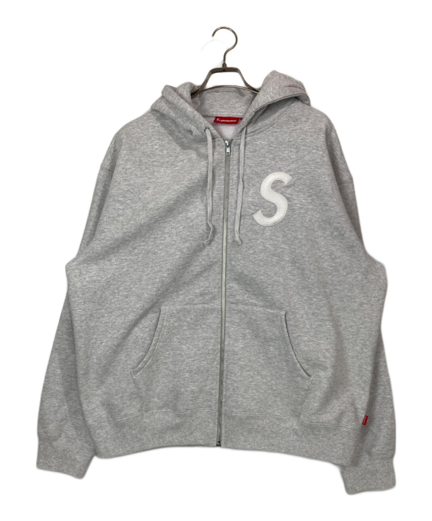 鑑定済supreme2016boxlogHoodedSweatshirt灰M美品 SUPREME / シュプリーム】S Logo Zip Up Hooded Sweatshirt | 定番の