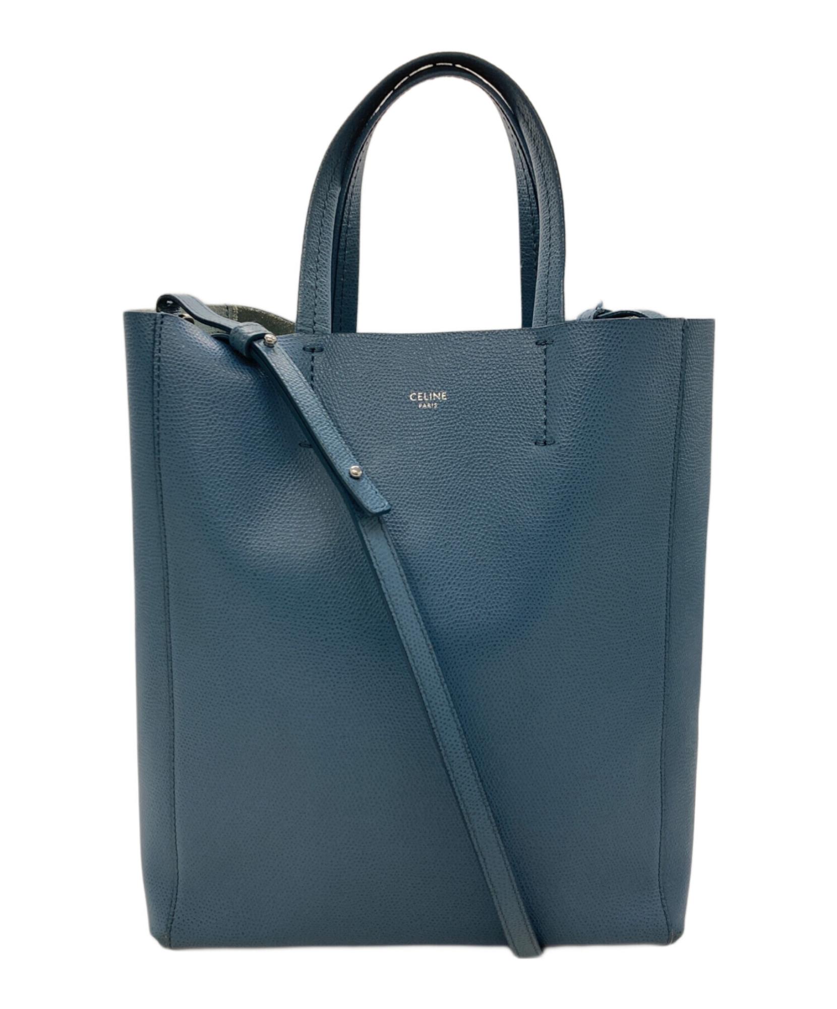 CELINE / セリーヌ】2WAYハンドバッグ | 日常に品格を添えるブルーの 