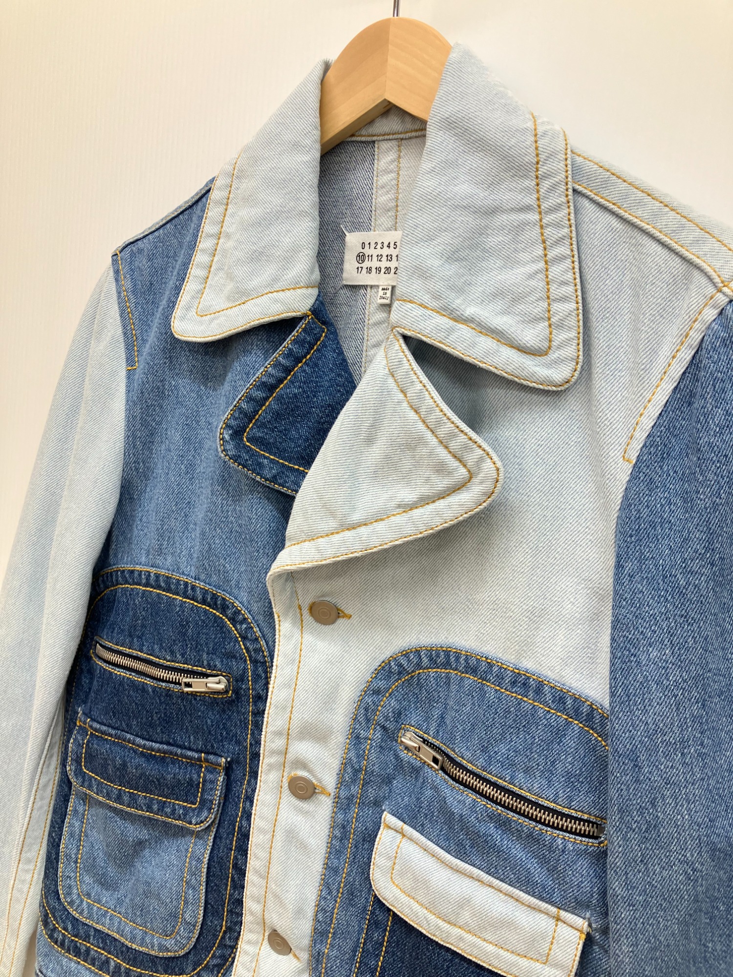 専用♡メゾンマルジェラ♡2025ss 薄手デニムジャケット　未使用 MAISON MARGIELA 2025SS スポーツ デニムジャケットスタイリング