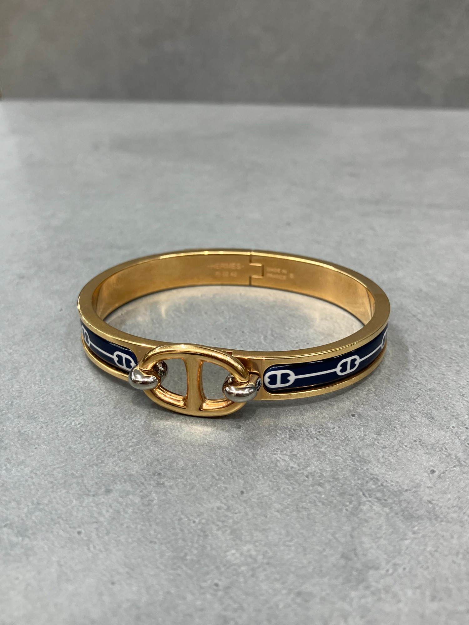 Nana 極美品 HERMES ブレス ミニ・クリック/シェーヌ・ダンクル エナメルブレスレット 《ミニ・クリック/シェーヌ・ダンクル