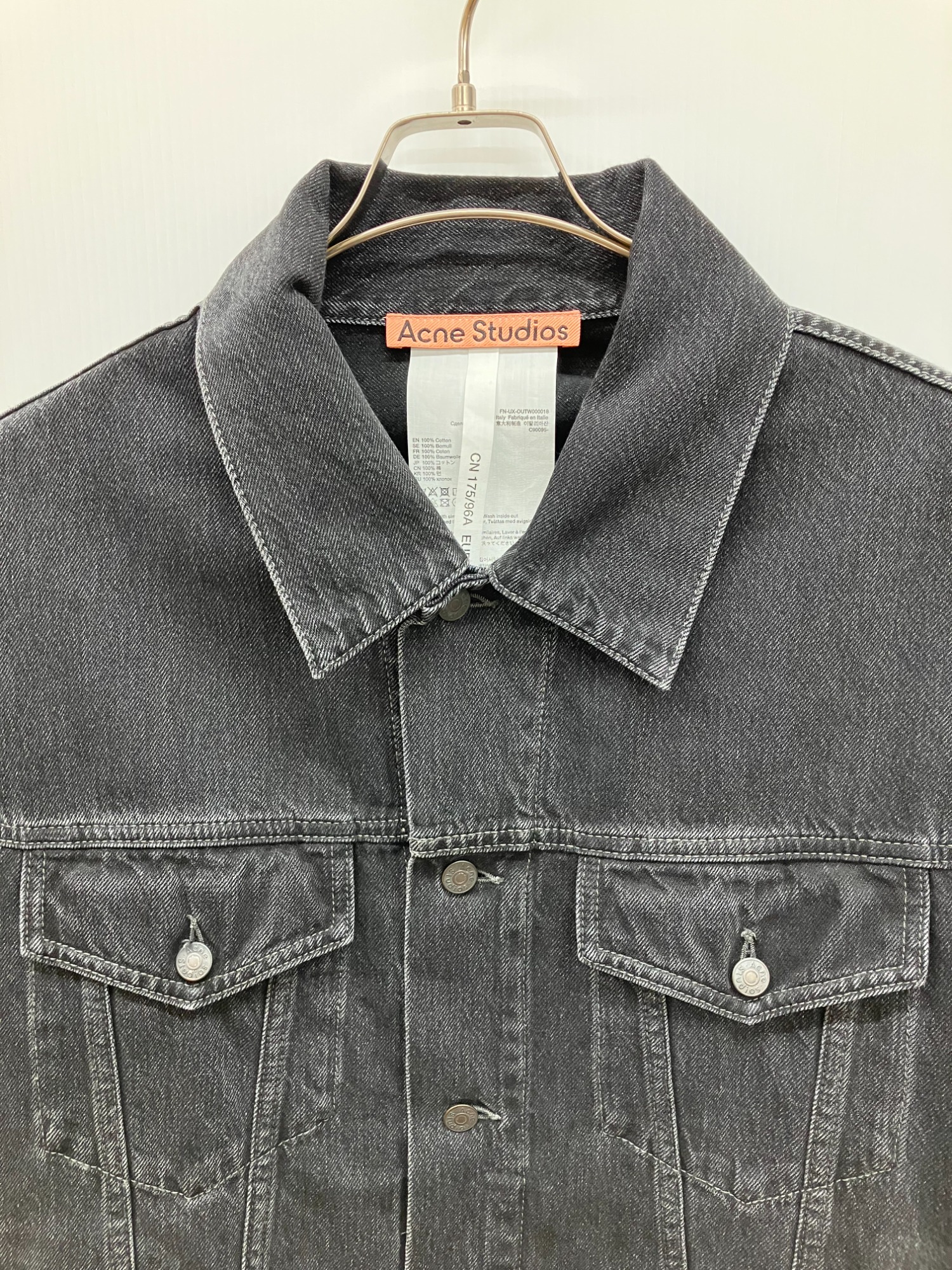 ACNE Gジャン ACNE STUDIOS/アクネストゥディオズ】よりリジットデニムオーバー